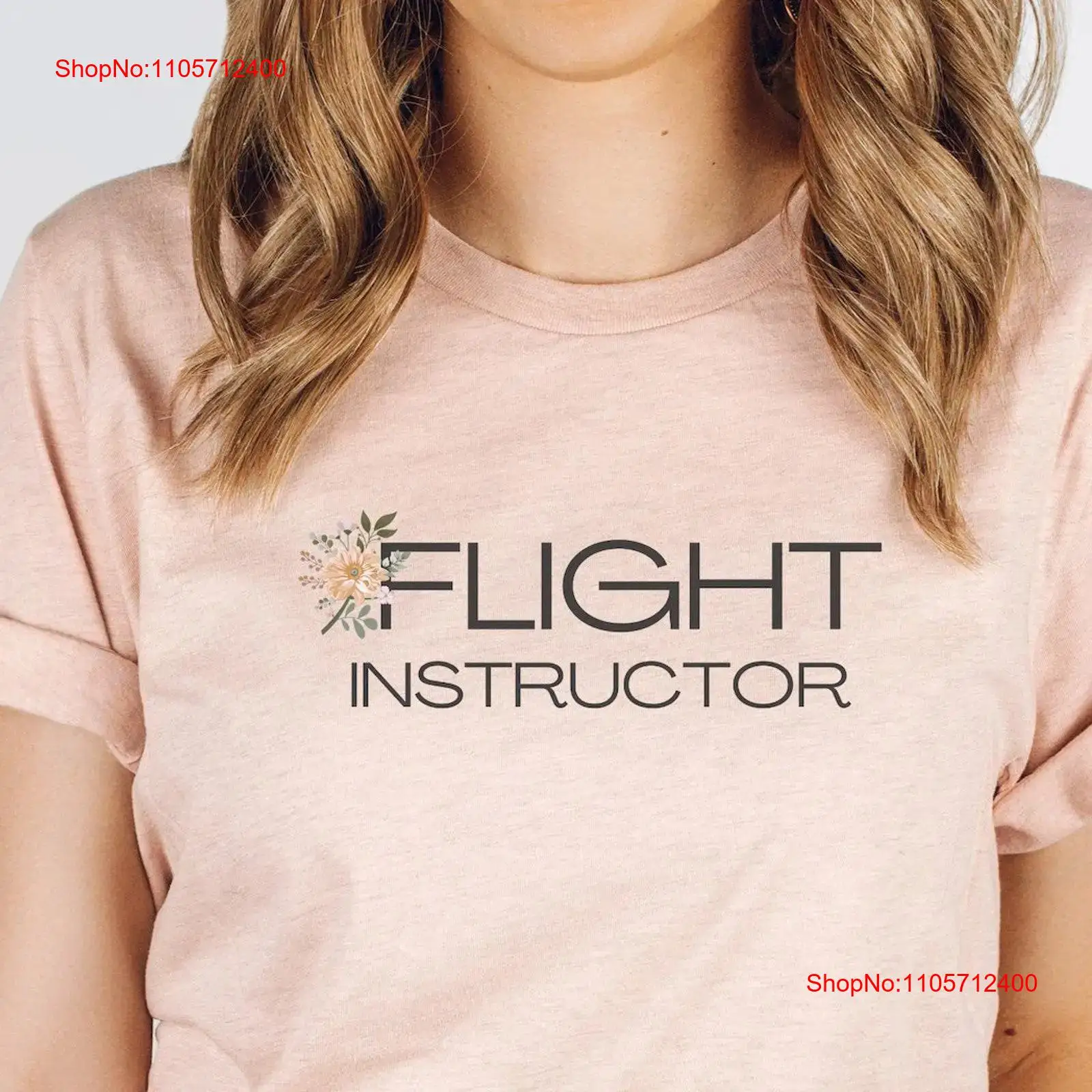 Commercial Shirt Printing - Футболка с цветочным принтом для инструкторов