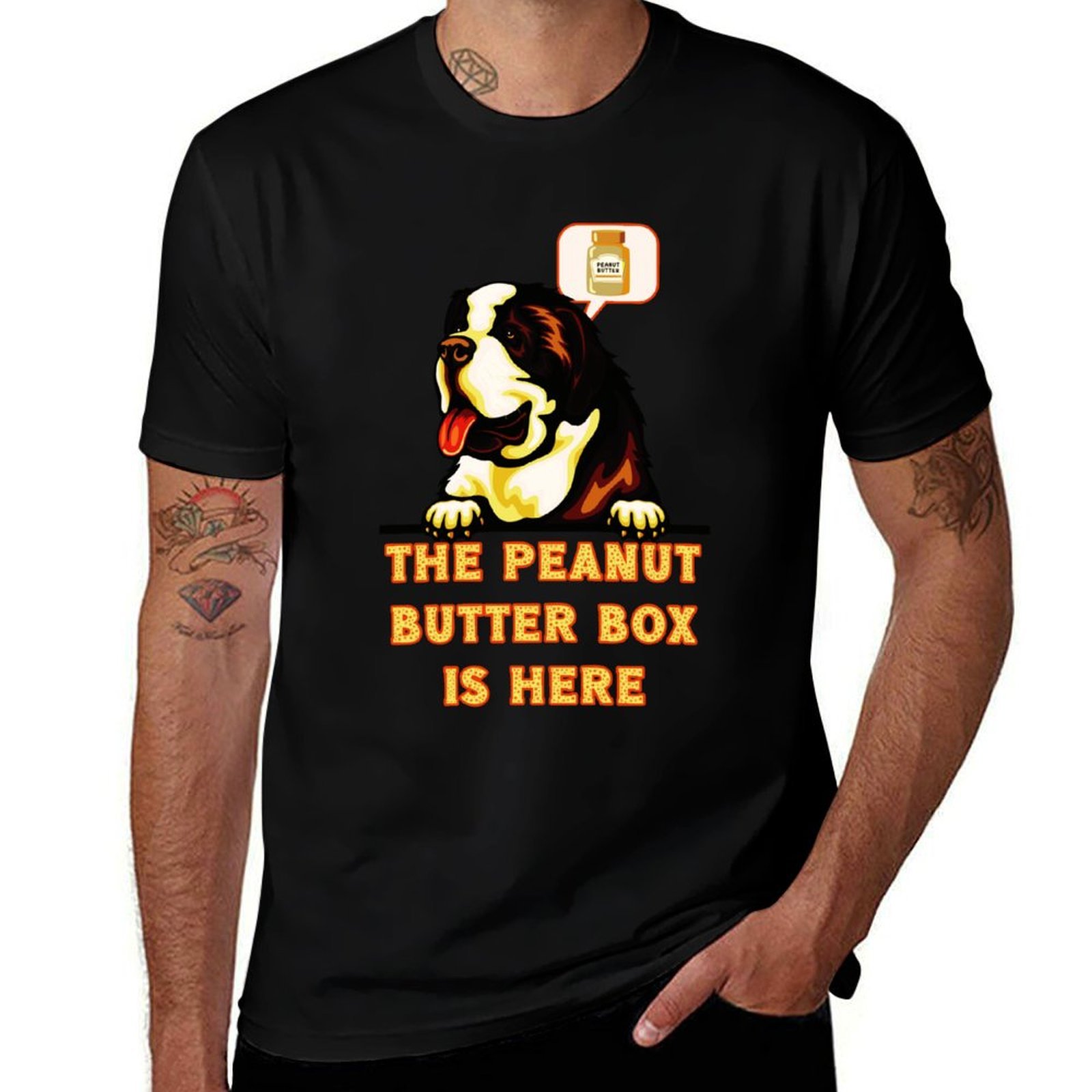 Commercial Shirt Printing - Коробка с арахисовым маслом здесь: Теплая