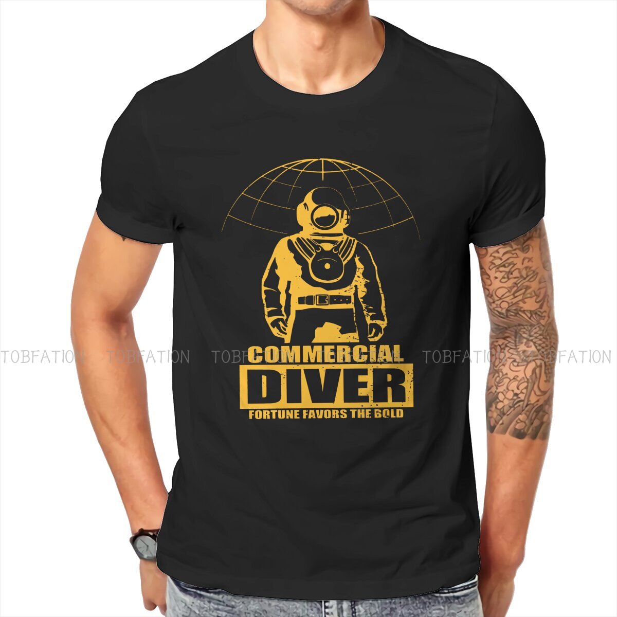 Commercial Shirt Printing - Футболка мужская с коротким рукавом и
