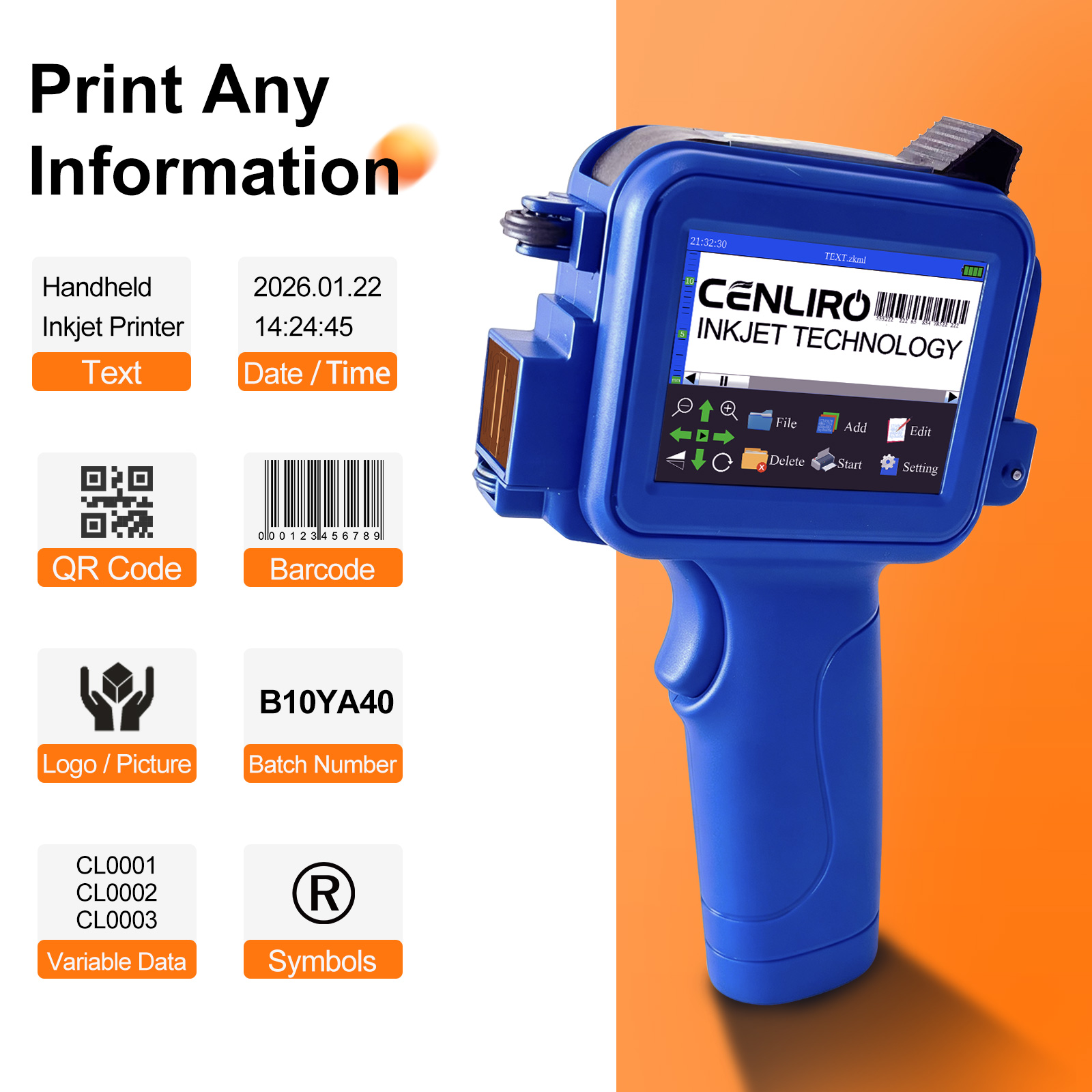 Миниатюрный ручной струйный пр – обзор и цена Commercial Printing Inc
