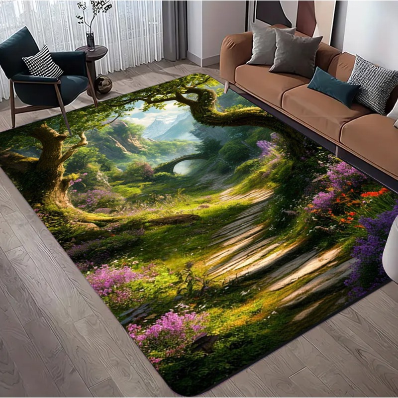 3D оптическая иллюзия лесной п – обзор и цена Commercial Road Printing