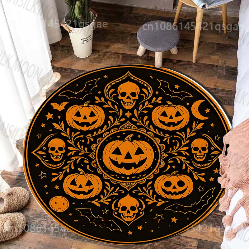 Круглый ковер с принтом тыквы  – обзор и цена Commercial Printing And Design